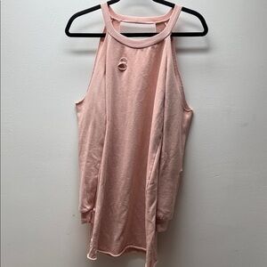 Chic Pink Sleeveless Tank Top